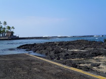 Pu'uhonua O Honaunau pier and lagoon