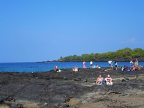 View across Honaunau inlet