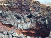 Eyes in cliff