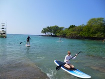 Paddle boarders Honokohau